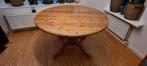 Grenen ronde eettafel, Huis en Inrichting, Tafels | Eettafels, Ophalen, Gebruikt, Rond, 100 tot 150 cm