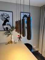 Houten design hanglamp, Ophalen of Verzenden, Zo goed als nieuw, Hout, 75 cm of meer