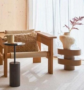 Urban Nature Culture bijzettafel Ovaali metaal bruin NIEUW! beschikbaar voor biedingen
