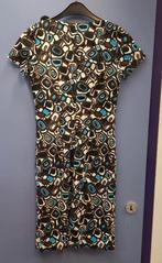 LaDress koker jurk blauw / wit / zwart + ceintuur XXS 39291, Kleding | Dames, Jurken, Blauw, ., Ophalen of Verzenden, Zo goed als nieuw