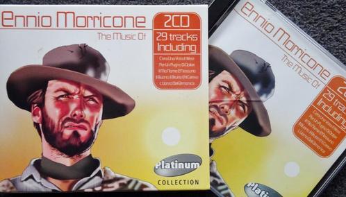 2 CDs..Ennio Morricone ‎– The Music Of  /  29 tracks, Cd's en Dvd's, Cd's | Filmmuziek en Soundtracks, Zo goed als nieuw, Ophalen of Verzenden