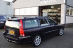 Volvo V70 2.4 Automaat Lpg G3 Leer 170 pk, Auto's, Voorwielaandrijving, Zwart, Blauw, 170 pk