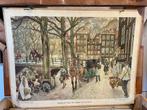 Grote set schoolplaten vaderlandse geschiedenis, Antiek en Kunst, Ophalen, Geschiedenis