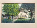 Mooie aquarel boerderij de Witte Stee Doornspijk, Ophalen