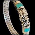 BEN XS Stone Turquoise    Buddha to Buddha armband mt E+, Sieraden, Tassen en Uiterlijk, Armbanden, Ophalen of Verzenden, Zo goed als nieuw