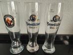 Franziskaner Weissbier & 2 Benediktiner bierglas 0.5 liter, Ophalen of Verzenden, Zo goed als nieuw, Glas of Glazen, Overige merken