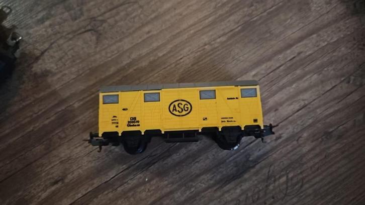 Lima DB ASG gesloten wagon, Hobby en Vrije tijd, Modeltreinen | H0, Gebruikt, Wagon, Gelijkstroom, Lima, Ophalen of Verzenden