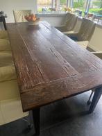 Eettafel hout, Huis en Inrichting, Tafels | Eettafels, 200 cm of meer, 50 tot 100 cm, Rechthoekig, Zo goed als nieuw