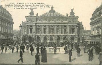 (376-197-037) Paris  Place de l'Opera beschikbaar voor biedingen