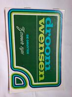 De Gruyter boekje Droomwensen zomer 1971 in goede staat, Verzamelen, Ophalen of Verzenden, Zo goed als nieuw, Reclamebord