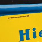 Emaille reclamebordbord van Union bruinkool briketten🔥, Verzamelen, Merken en Reclamevoorwerpen, Reclamebord, Gebruikt, ., Ophalen of Verzenden