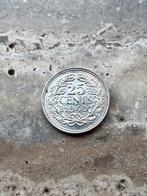 25 cent 1940 Wilhelmina , zeer mooie kwaliteit, Postzegels en Munten, Munten | Nederland, Ophalen of Verzenden