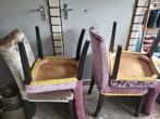 IKEA Henriksdal stoelen met hoezen, Huis en Inrichting, Stoelen, Hout, Gebruikt, Overige kleuren, Ophalen of Verzenden