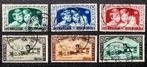 Belgie 404-409 gestempeld, Ophalen of Verzenden, Gestempeld