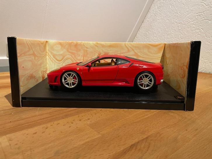 Ferrari F430 schaalmodel 1:18, Hobby en Vrije tijd, Modelauto's | 1:18, Zo goed als nieuw, Auto, Hot Wheels, Ophalen of Verzenden
