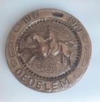 Keramische wandtegel Ruiter op paard Oedelem 1919 - 1979, Antiek en Kunst, Ophalen of Verzenden