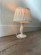Schemerlampje met lampenkap met parels, Huis en Inrichting, Lampen | Tafellampen, Ophalen of Verzenden, Zo goed als nieuw, Stof