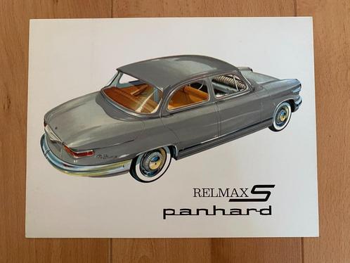 Panhard PL 17 Relmax S  -  Folder - Brochure, Boeken, Auto's | Folders en Tijdschriften, Gelezen, Citroën, Verzenden