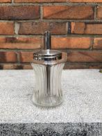 Vintage Suikerstrooier Glas/Metaal, Ophalen of Verzenden, Zo goed als nieuw