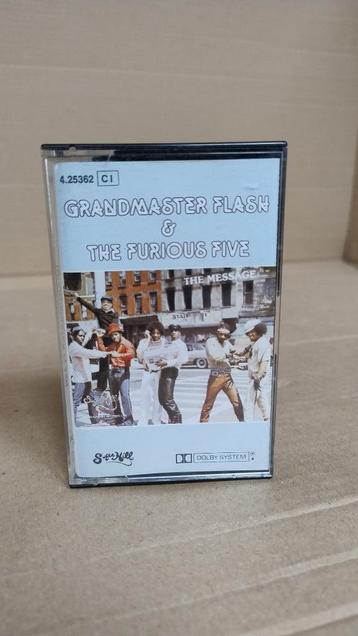 muziek cassette van Grandmaster Flash & The Furious Five beschikbaar voor biedingen