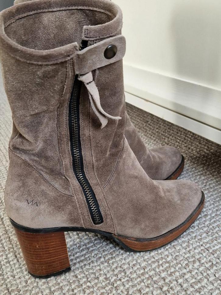 VIA VAI enkellaarzen Maat 39, Kleding | Dames, Schoenen, Zo goed als nieuw, Lage of Enkellaarzen, Bruin, Ophalen of Verzenden