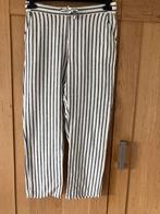 Z.g.a.n/creme-blauw zomer broek-pantalon/Hema-M, Maat 38/40 (M), Beige, Ophalen of Verzenden, Zo goed als nieuw