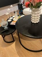 Salon tafel 3 delig Goossens, Huis en Inrichting, Tafels | Salontafels, Rond, Zo goed als nieuw, Minder dan 50 cm, 50 tot 100 cm