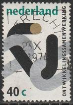 Nederland 1973 1037 Ontw.samenwerking, Gest Utrecht, Postzegels en Munten, Postzegels | Nederland, Ophalen of Verzenden, Na 1940