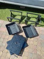 2  onderstel stoel , stoelconsole met draaiplateau, Ophalen, Gebruikt, Fiat
