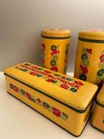 Jaren '70 blikken Verkade decor "Oost-Indische kers", Verzenden, Gebruikt, Overige, Verkade