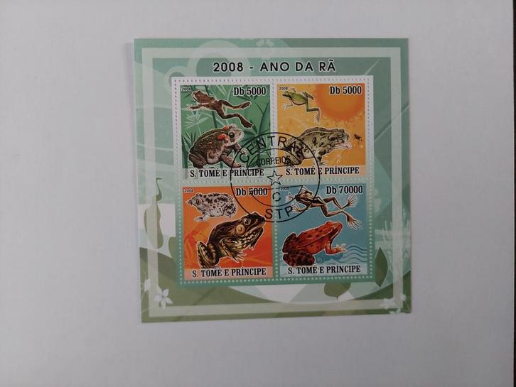 158 Kikker, Kikkers, Postzegels en Munten, Postzegels | Thematische zegels, Dier of Natuur, Ophalen of Verzenden
