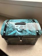 Piraten schatkist spaarpot van metaal, Ophalen of Verzenden, Gebruikt, Metaal of Blik, Strip- of Tekenfilmfiguur