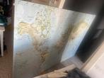 Grote wereldkaart, Boeken, Atlassen en Landkaarten, Wereld, Zo goed als nieuw, 1800 tot 2000, Landkaart