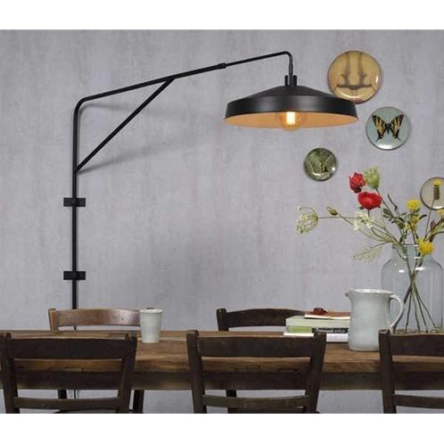 Wandlamp Brighton – Zwart, Huis en Inrichting, Lampen | Wandlampen, Zo goed als nieuw, Ophalen