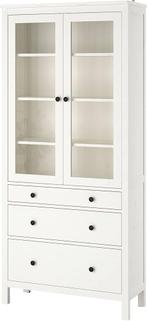 Ikea hemnes vitrinekast, Huis en Inrichting, Kasten | Vitrinekasten, Ophalen, 50 tot 100 cm, Zo goed als nieuw, 150 tot 200 cm