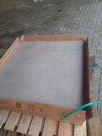 Ruim 10m2 tegels nieuw 90x90 incl tegelplint, 60 cm of meer, Ophalen of Verzenden, Zo goed als nieuw, 10 m² of meer
