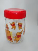 glazen pot Winnie the Pooh. Rood deksel., Verzamelen, Stripfiguren, Ophalen of Verzenden, Zo goed als nieuw, Gebruiksvoorwerp