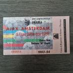 Parma - ajax 1993-1994 ticket, Verzamelen, Sportartikelen en Voetbal, Overige typen, Ophalen of Verzenden, Zo goed als nieuw, Ajax