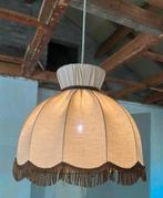 Vintage Hanglamp met Stoffen Kap, Huis en Inrichting, Ophalen, Gebruikt, Stof, Minder dan 50 cm