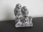 Beeldje, Canada, familie uilen met jongen, speksteen Wolf, Verzamelen, Beelden en Beeldjes, Ophalen of Verzenden, Zo goed als nieuw