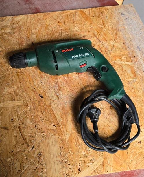 Bosch PSB 530 RE klopboormachine, Doe-het-zelf en Verbouw, Gereedschap | Boormachines, Gebruikt, 600 watt of meer, Ophalen of Verzenden