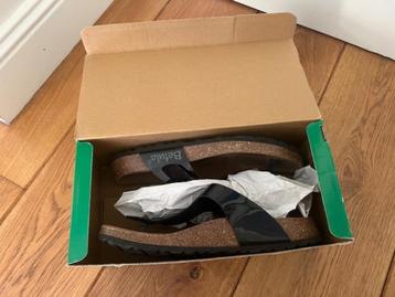 Zwarte lak leren Betula slippers Rose maat 40. beschikbaar voor biedingen