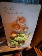 Rozen Decoratie Steen, Ophalen of Verzenden, Zo goed als nieuw