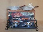 Gourmetset voor 2 personen Gourmet set pannetjes en branders, Witgoed en Apparatuur, Gourmetstellen, Ophalen of Verzenden, Nieuw