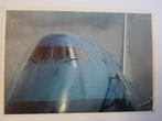 Ansichtkaart uit 1987 jumbo vliegtuig boeing 747, Ophalen of Verzenden, Nieuw, Kaart, Foto of Prent