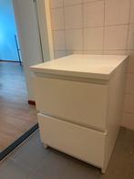 IKEA Malm Nachtkastje - Wit, Ophalen, Overige materialen, Minder dan 50 cm, Gebruikt
