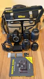 Nikon D700 + 4 Lenzen, Accu's, Tas - Topconditie!, Gebruikt, Spiegelreflex, Ophalen of Verzenden, Nikon