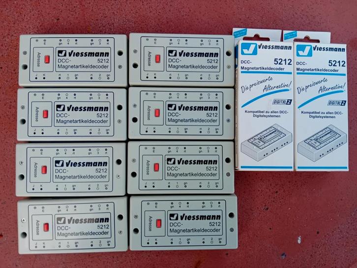 Viessmann 5212 Magneetartikel decoders, Hobby en Vrije tijd, Modeltreinen | H0, Zo goed als nieuw, Transformator of Voeding, Gelijkstroom