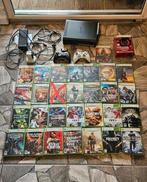 Xbox 360 met 2 draadloze controlers, 29 games, Ophalen, Met 2 controllers, Met games