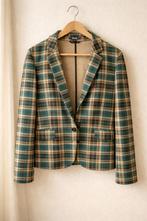 King Louie groen geruit colbert, mt. 40, Kleding | Dames, Maat 38/40 (M), Nieuw, Ophalen of Verzenden, Jasje